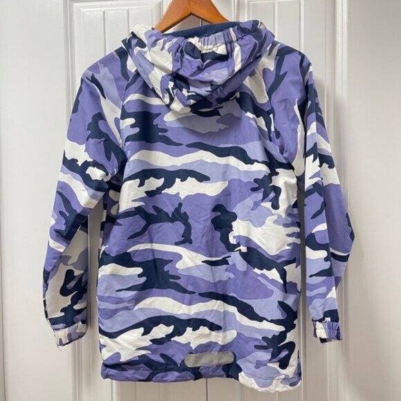 Northpeak Camo Hooded Girl's Jacket Purple  – M (10/12) - Picture 5 of 10